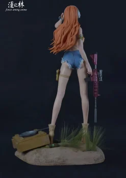 1/4 Scale Nami with Assault Rifle - ONE PIECE Resin Statue - MZL Studios