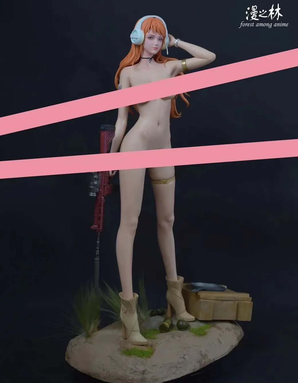 1/4 Scale Nami with Assault Rifle - ONE PIECE Resin Statue - MZL Studios