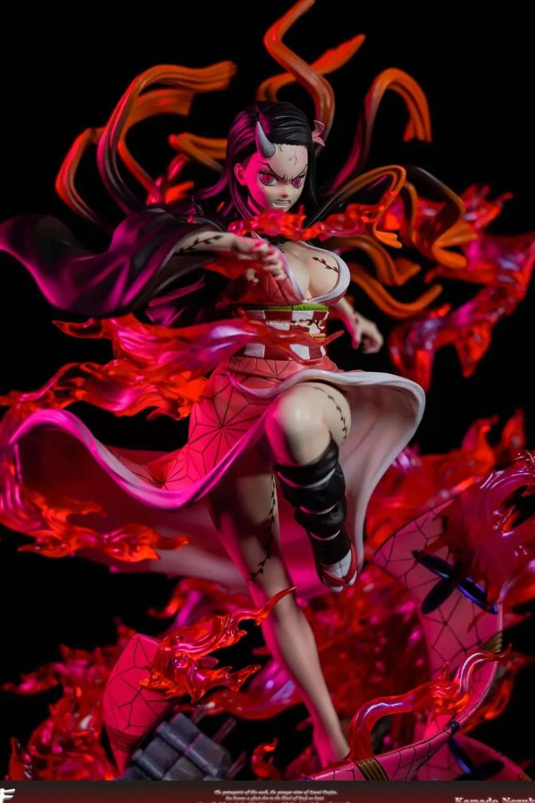 1/6 Scale Nezuko Kamado with LED - Demon Slayer: Kimetsu No Yaiba Resin Statue - FIT Studio