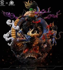 1/6 Scale Nika Luffy & Onigashima Roronoa Zoro - ONE PIECE Resin Statue - Black Gold Studios