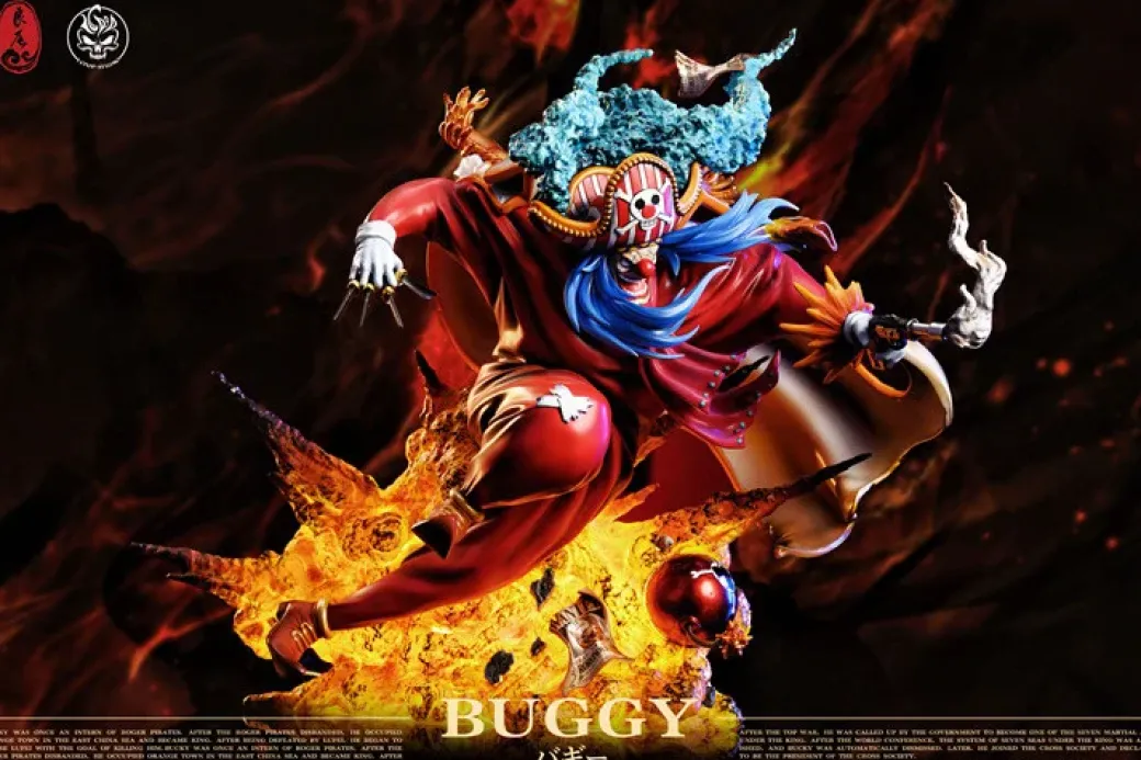 1/7 Scale Old & New Four Emperors Series Buggy the Star Clown with LED - ONE PIECE Resin Statue - LC-Studios