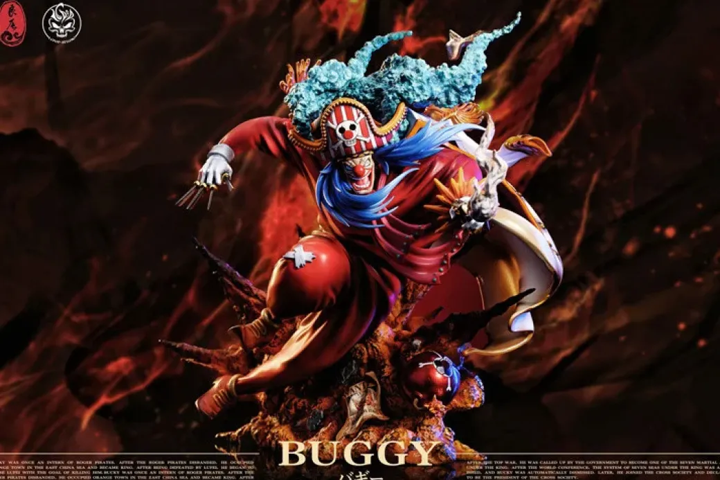 1/7 Scale Old & New Four Emperors Series Buggy the Star Clown with LED - ONE PIECE Resin Statue - LC-Studios