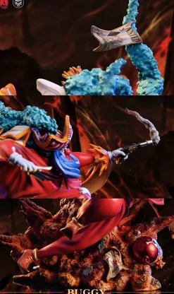 1/7 Scale Old & New Four Emperors Series Buggy the Star Clown with LED - ONE PIECE Resin Statue - LC-Studios