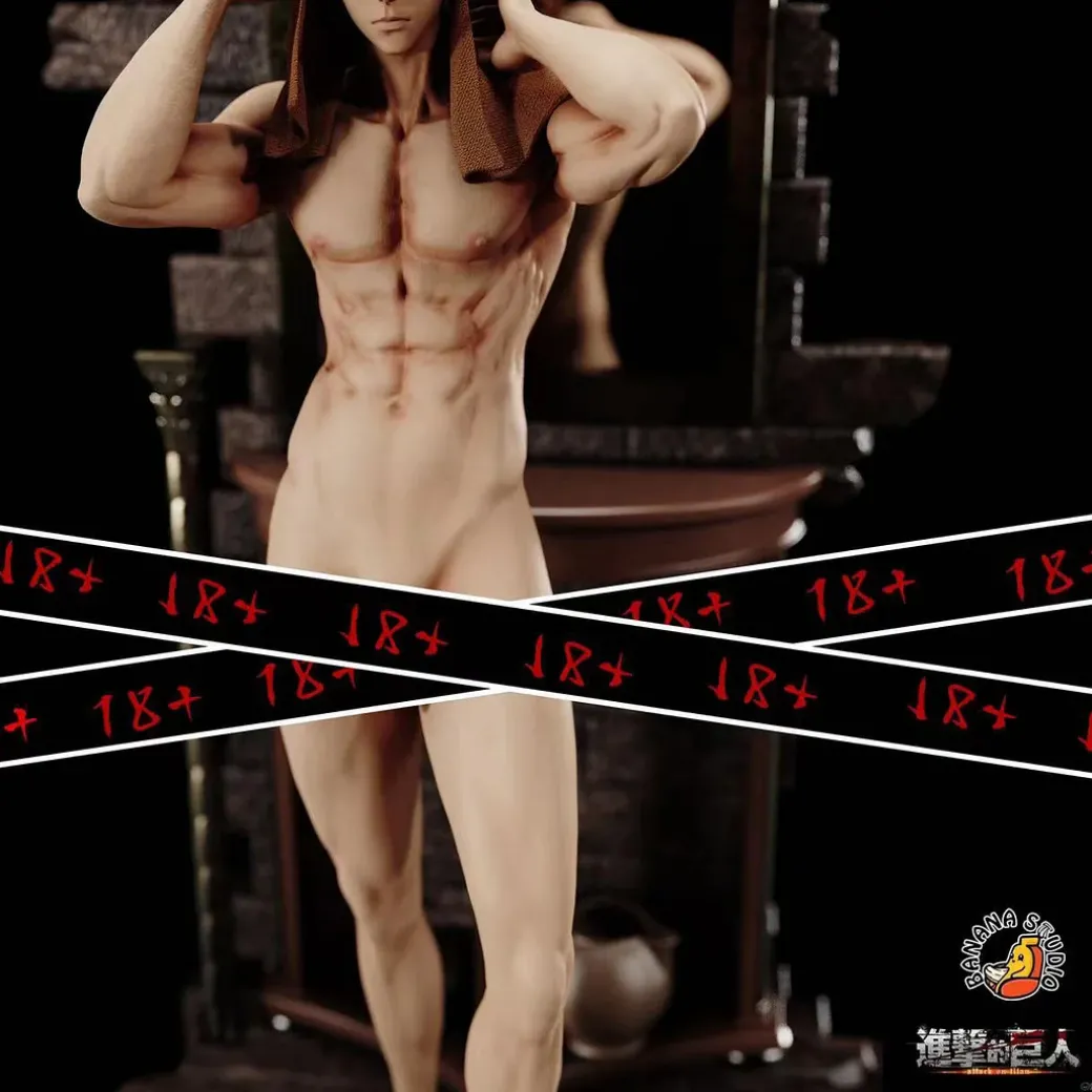 1/6 Scale Out of the Bath Eren Yeager - Attack On Titan Statue - BANANA Studio