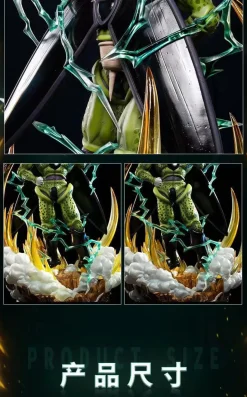 1/4 Scale Perfect Cell Sage with LED - Dragon Ball Resin Statue - Infinity Studios
