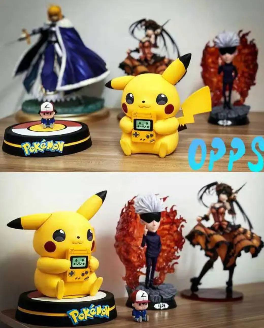 1/1 Scale Pikachu & Ash Ketchum - Pokemon Resin Statue - OPPS Studios