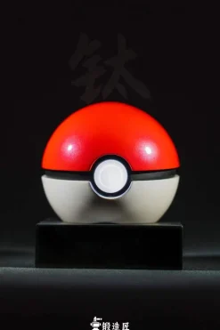 1/1 Scale Poke Ball with LED - Pokemon Statue - DuanZaoJiang Studios
