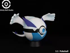 1/1 Scale Pokemon Style Poké Ball Series Lugia - Pokemon Resin Statue - Infinity Ball-Studio