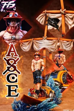 1/7 Scale Portgas D. Ace & Striker Boat - ONE PIECE Resin Statue - TF STATUE