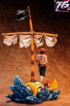 1/7 Scale Portgas D. Ace & Striker Boat - ONE PIECE Resin Statue - TF STATUE