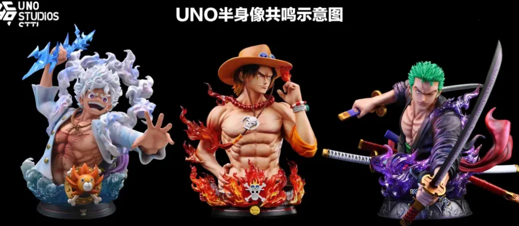 1/4 Scale Portgas D. Ace Bust Statue - ONE PIECE Resin Statue - UNO Studio