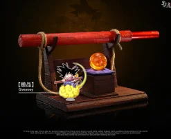 1/1 Scale Power Pole & Four Star Dragonball with LED - Dragon Ball Resin Statue - D-M Studios