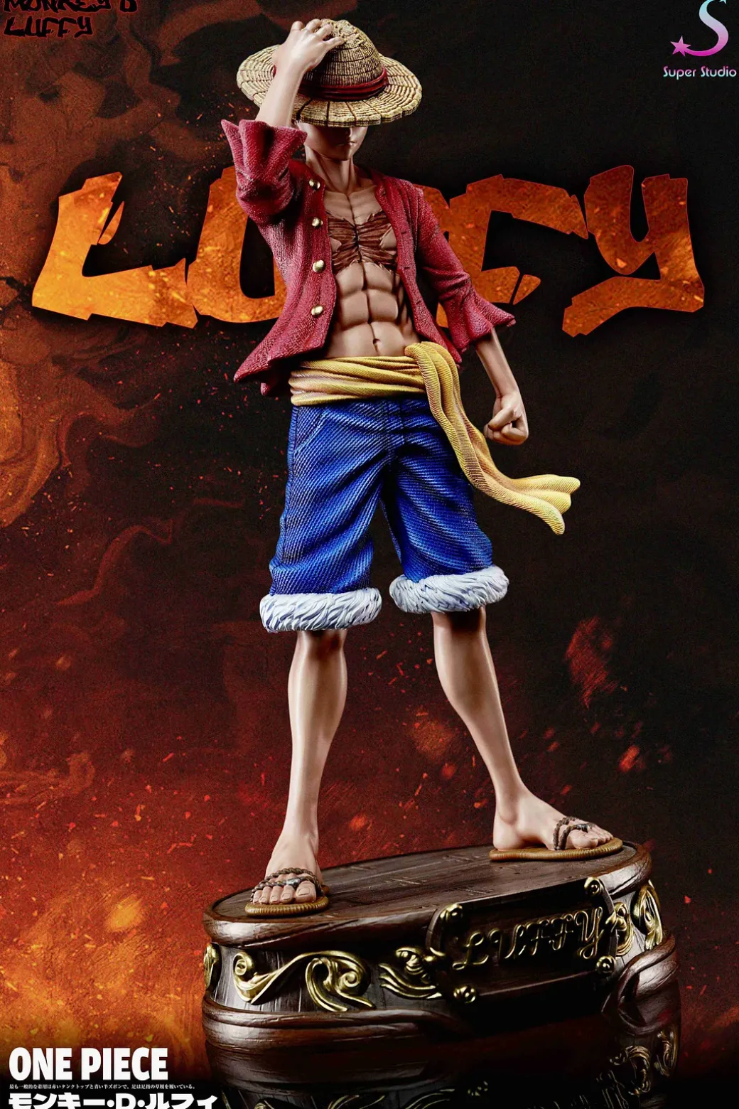 1/4 Scale Pressing Hat Monkey D. Luffy - ONE PIECE Resin Statue - Super Studio