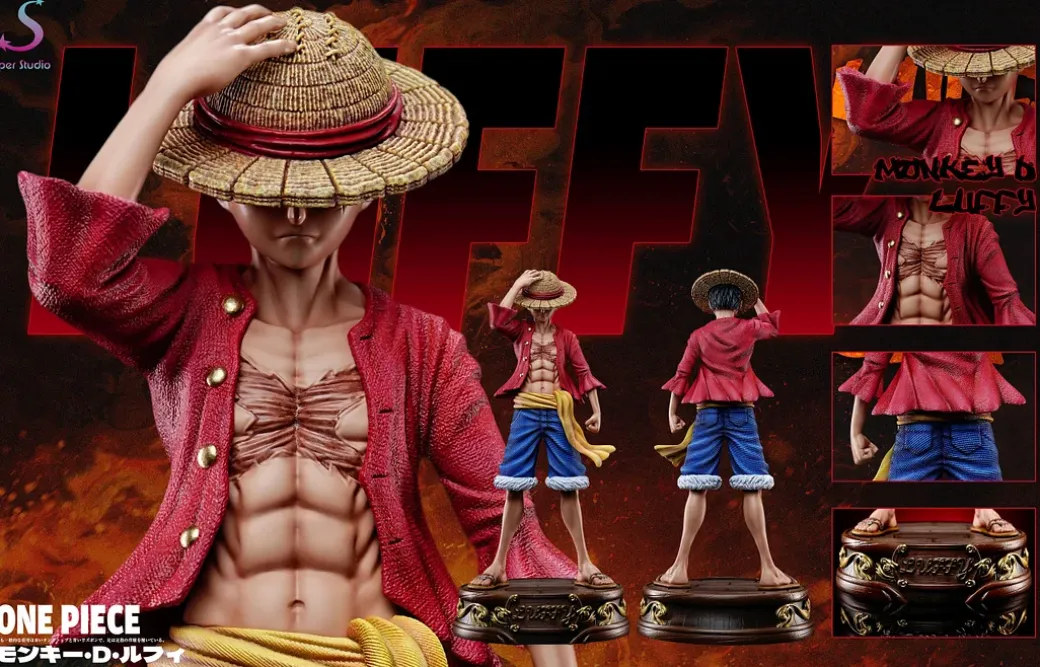 1/4 Scale Pressing Hat Monkey D. Luffy - ONE PIECE Resin Statue - Super Studio