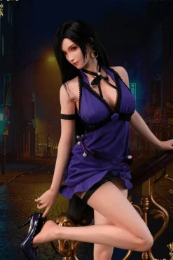 1/4 Scale Purple Dress Ver. Tifa Lockhart - (FF7) Final Fantasy VII Resin Statue - Hunter Fan Studios