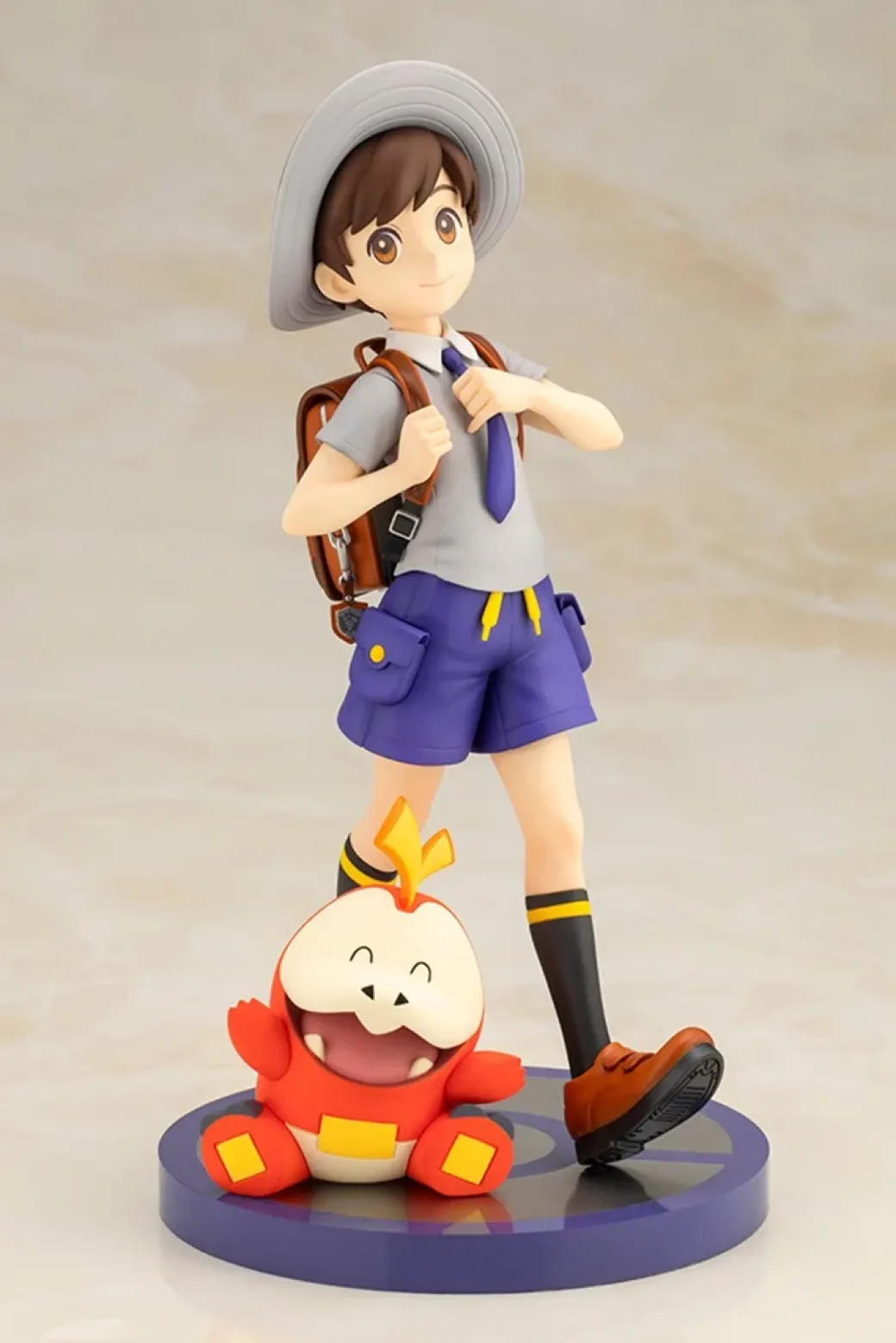 1/8 Scale PV143 Artfx J Series Florian & Fuecoco - Pokemon Official Statue - Kotobukiya