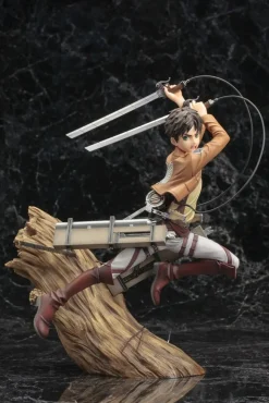 1/8 Scale PV151 Artfx J Series Eren Yeager - Attack on Titan Official Statue - Kotobukiya