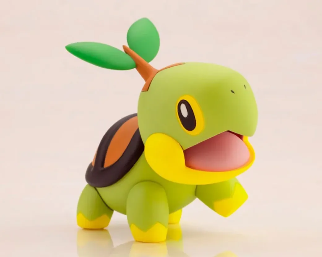 1/8 Scale PV066 Dawn & Turtwig - Pokemon Official Statue - Kotobukiya