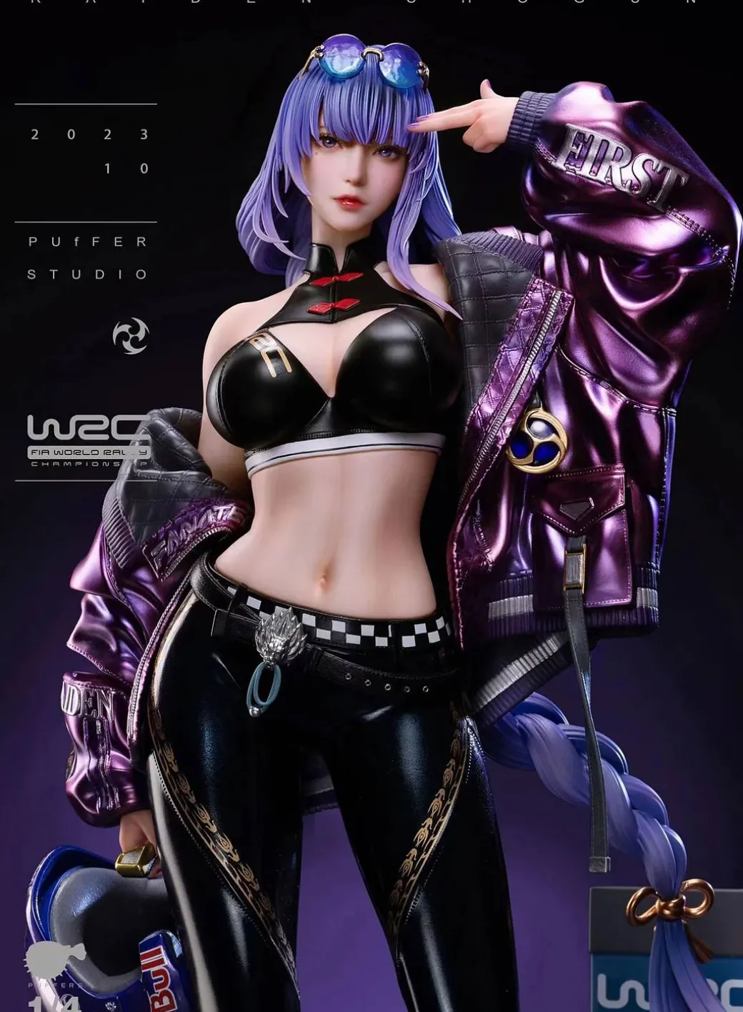 1/4 Scale Racing Girls Raiden Shogun - Genshin Impact Resin Statue - Puffer Studio