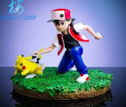 1/6 Scale Red & Pikachu - Pokemon Resin Statue - SAKURA Studio