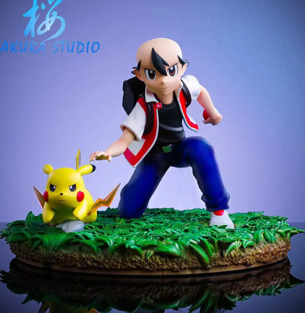 1/6 Scale Red & Pikachu - Pokemon Resin Statue - SAKURA Studio