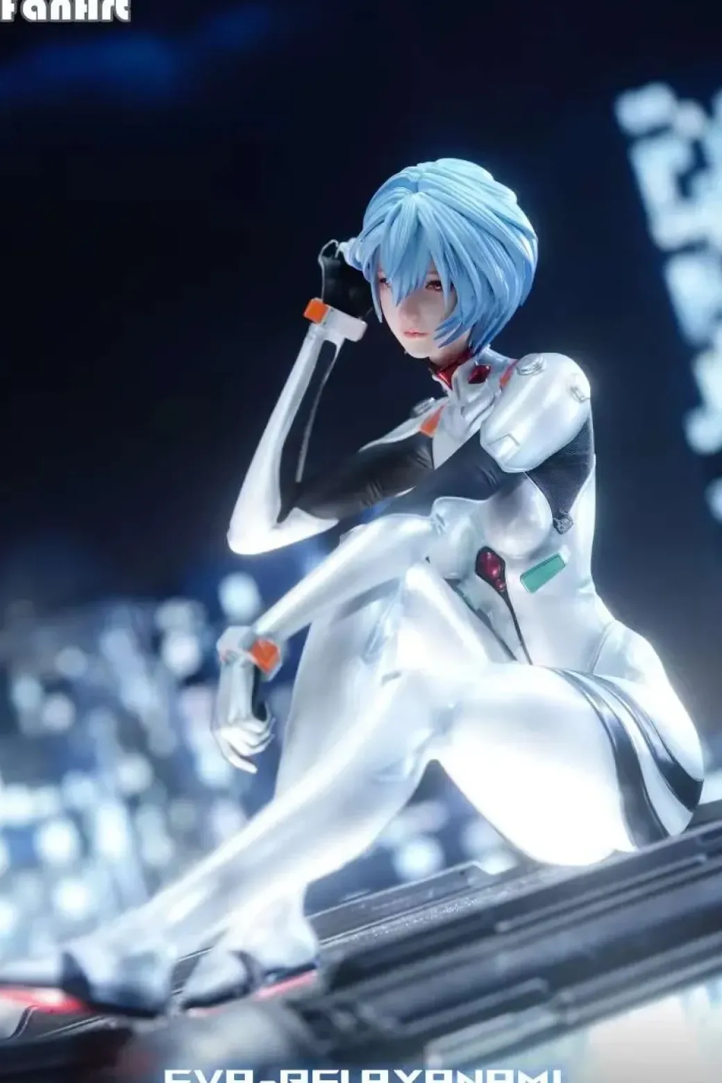 1/4 Scale Rei Ayanami with LED - (EVA) Neon Genesis EVAngelion Resin Statue - FanArt Studio