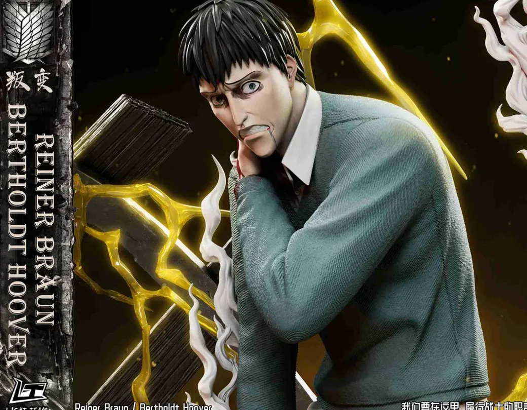 1/6 Scale Reiner Braun & Bertolt Hoover - Attack On Titan Resin Statue - Light Team Studios