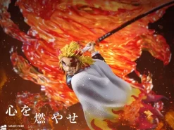 1/6 Scale Rengoku Kyoujurou Rengoku with LED - Demon Slayer: Kimetsu no Yaiba Resin Statue - Magic Cube Studios