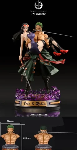 1/6 Scale Roronoa Zoro & Nico Robin - ONE PIECE Resin Statue - YG-Design Studio