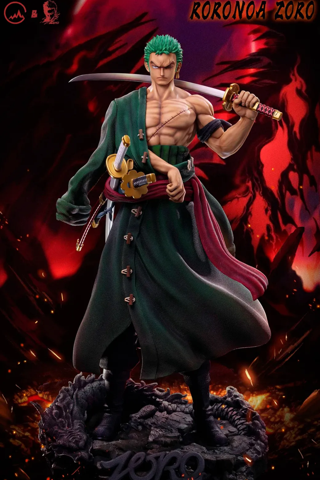 1/4 Scale Roronoa Zoro - ONE PIECE Resin Statue - GG-Studios