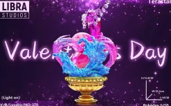 1/10 Scale Rutilated Quartz Colour Luvdisc Night Lamp with LED - Pokemon Resin Statue - LIBRA Studios
