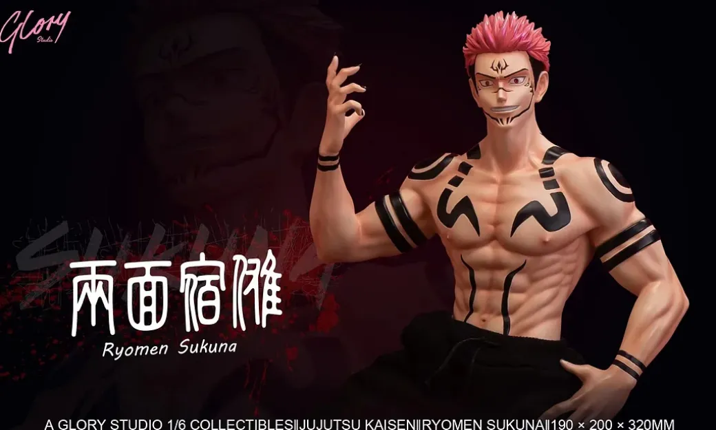 1/6 Scale Ryomen Sukuna - Jujutsu Kaisen Resin Statue - Glory Studio