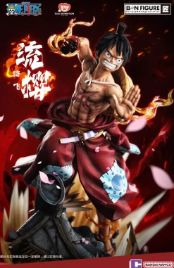 1/4 Scale Ryuo Monkey D. Luffy with LED - ONE PIECE Official Statue - BANDAI NAMCO