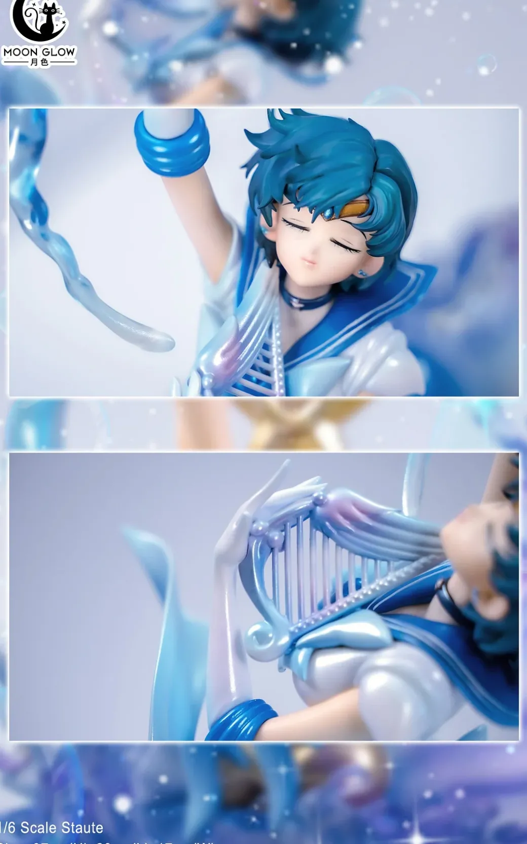 1/6 Scale Sailor Mercury Ami Mizuno - Sailor Moon Resin Statue - Moon Glow Studio