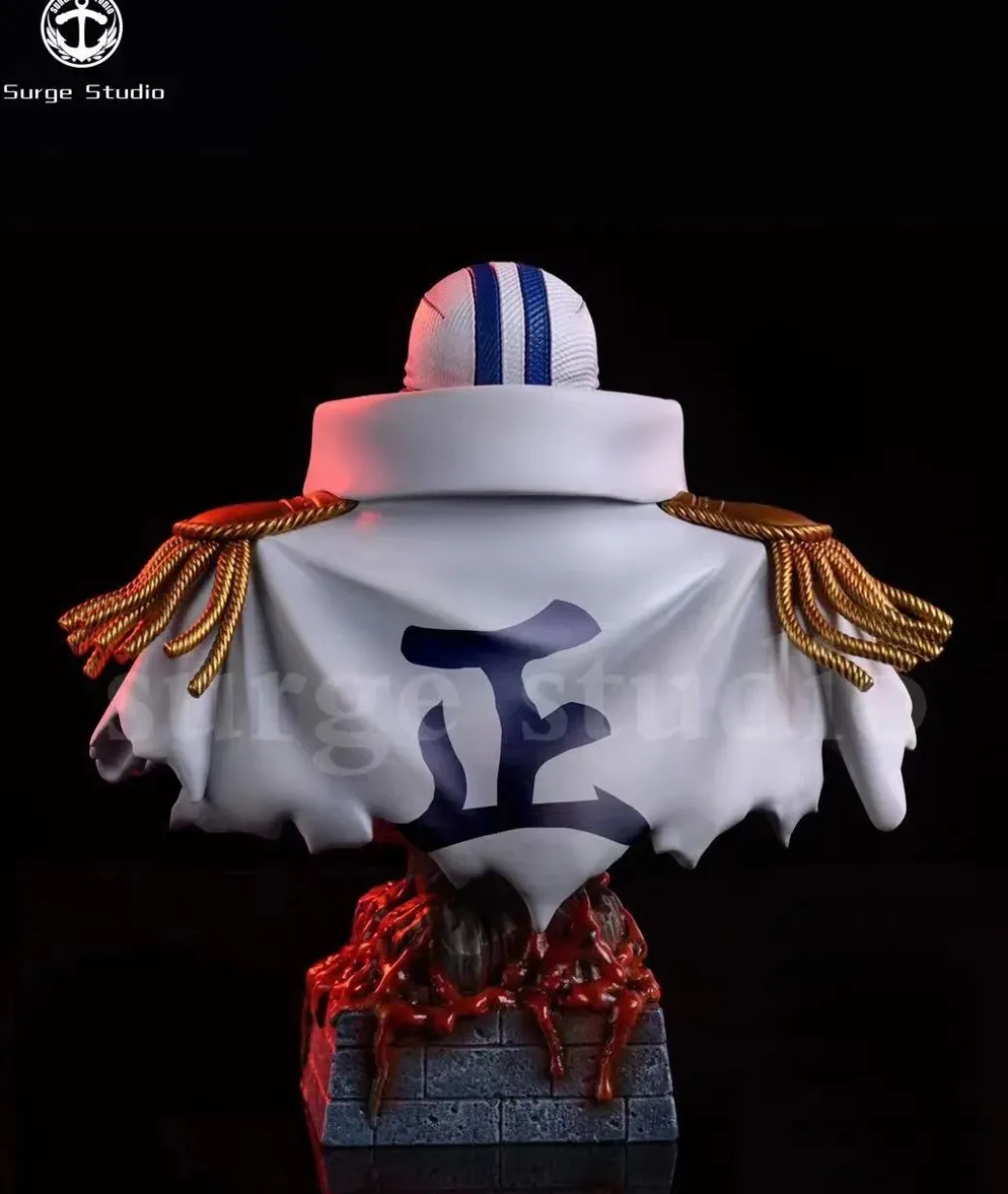 1/4 Scale Sakazuki, Borsalino & Kuzan Bust Statue with LED - ONE PIECE Resin Statue - SURGE Studios