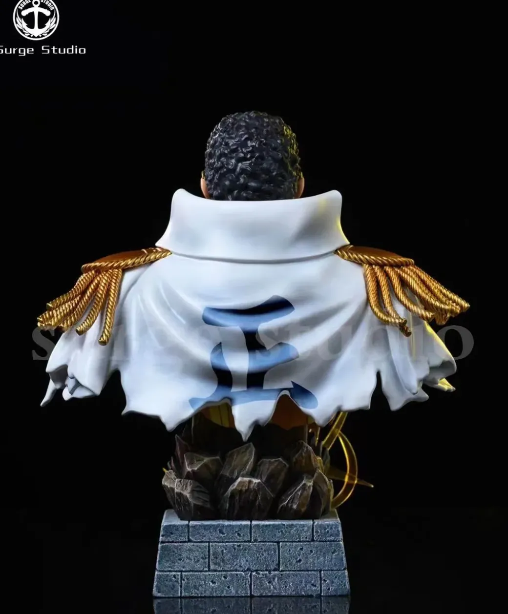 1/4 Scale Sakazuki, Borsalino & Kuzan Bust Statue with LED - ONE PIECE Resin Statue - SURGE Studios