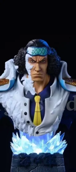 1/4 Scale Sakazuki, Borsalino & Kuzan Bust Statue with LED - ONE PIECE Resin Statue - SURGE Studios