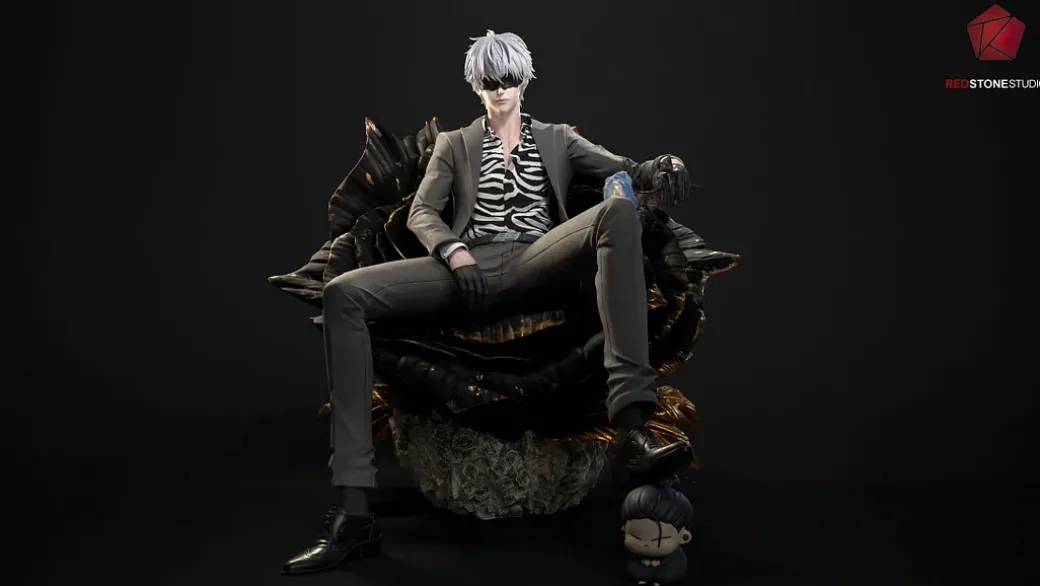 1/4 Scale Satoru Gojo - Jujutsu Kaisen Statue - Red Stone Studio