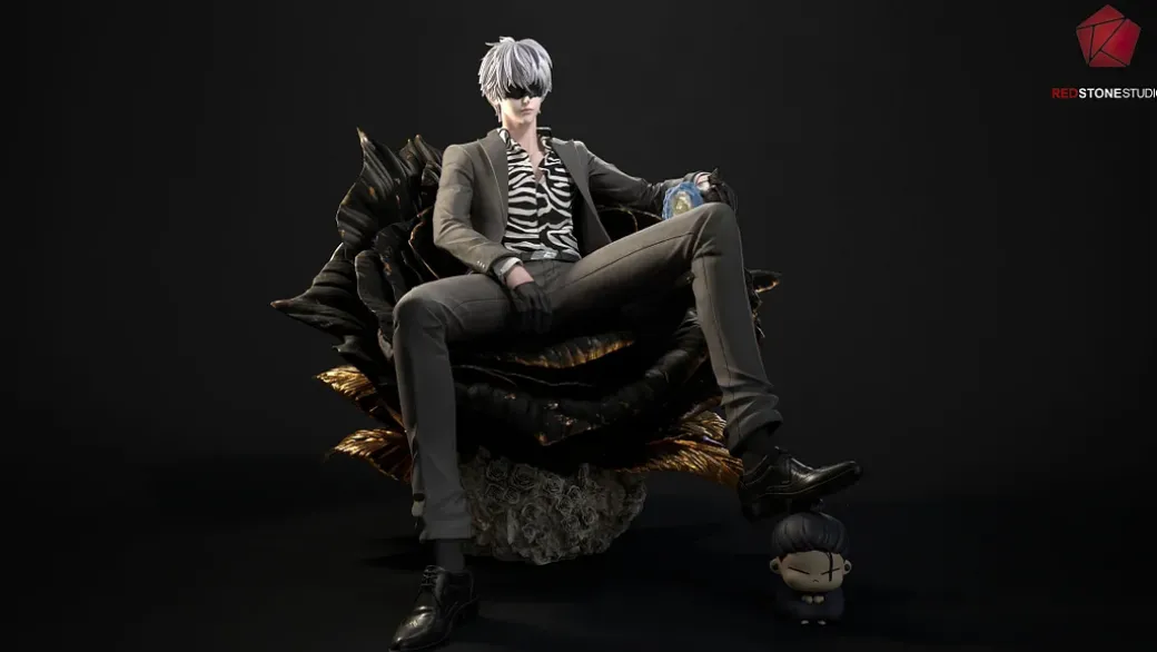 1/4 Scale Satoru Gojo - Jujutsu Kaisen Statue - Red Stone Studio