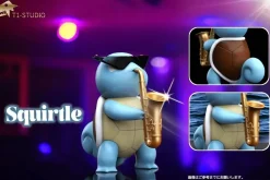 1/1 Scale Saxophone Squirtle - Pokemon Statue - T1 Studios
