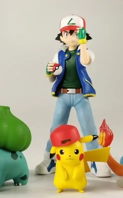 1/20 Scale Scale World Zukan TV Series Pokémon Journeys ver. Ash Ketchum - Pokemon Resin Statue - TuJianBBQ Studios