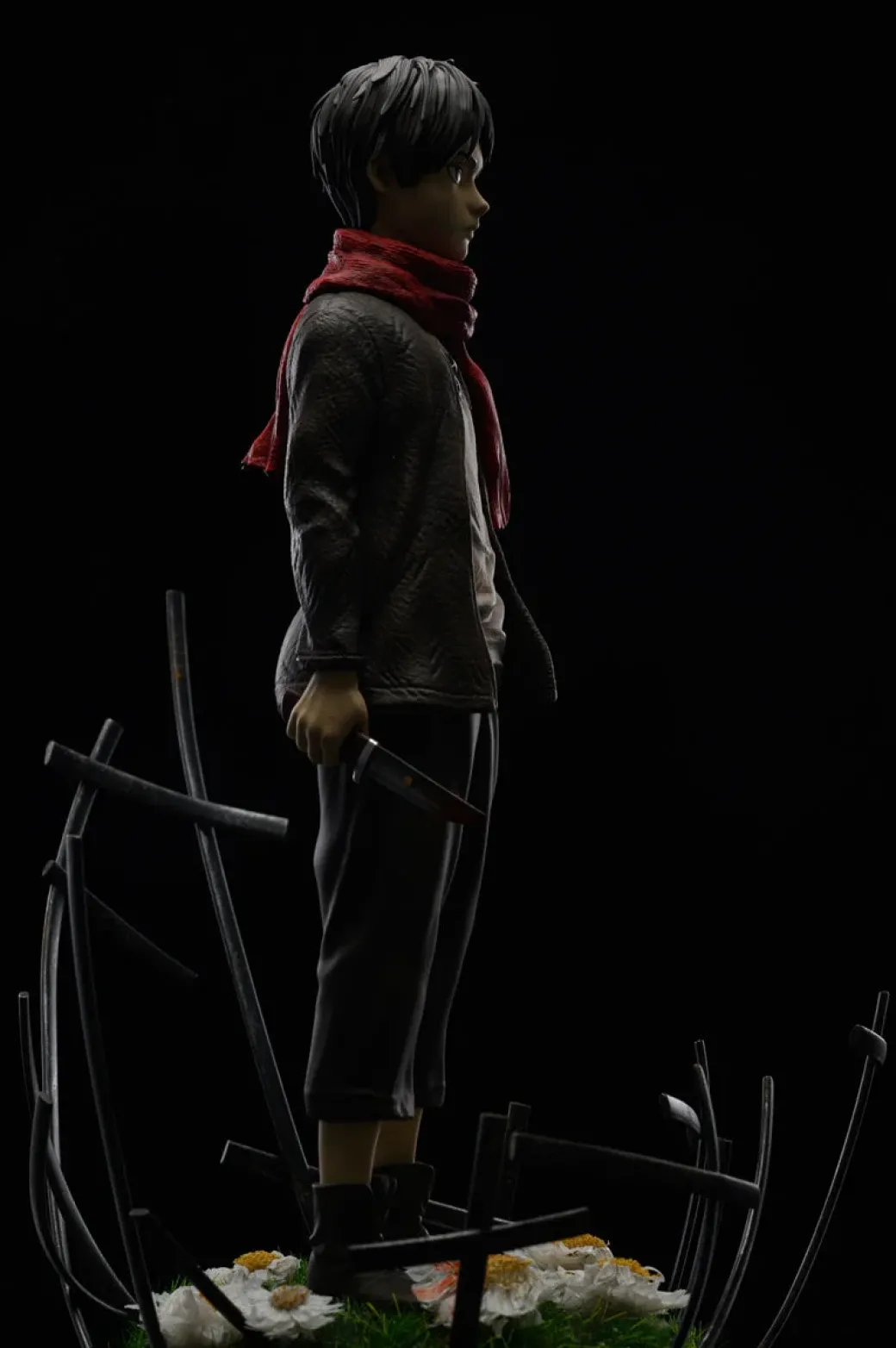 1/6 Scale Scarf Birdcage Child Eren Yeager - Attack On Titan Resin Statue - Typical Scene Studio