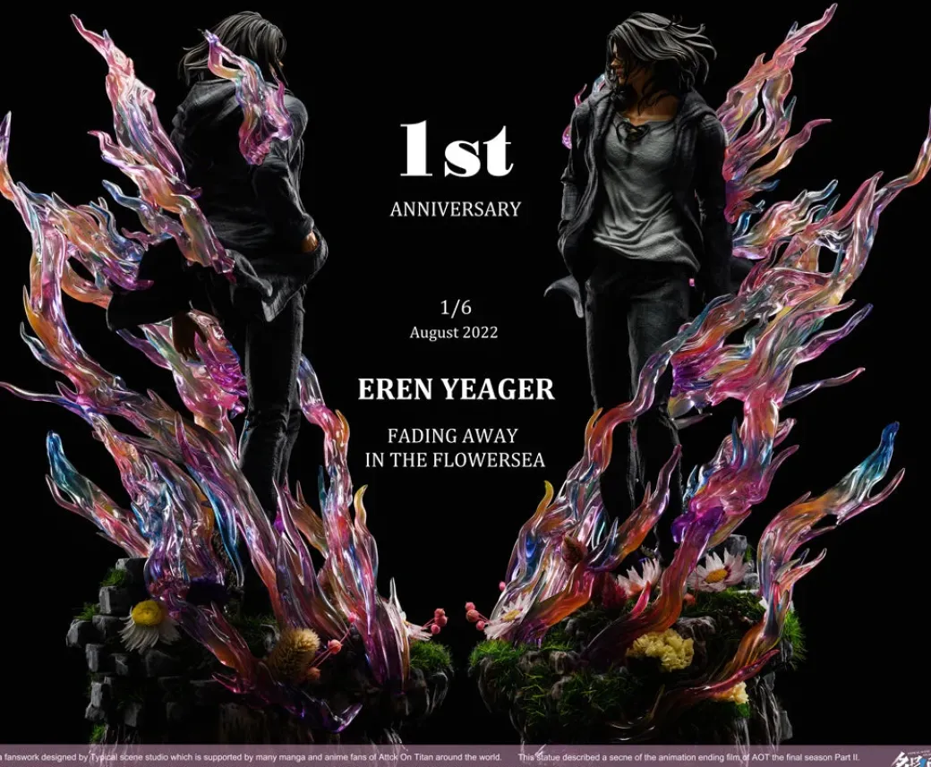 1/6 Scale Sea of Flowers Eren Yeager - Attack On Titan Resin Statue - Typical Scene Studio