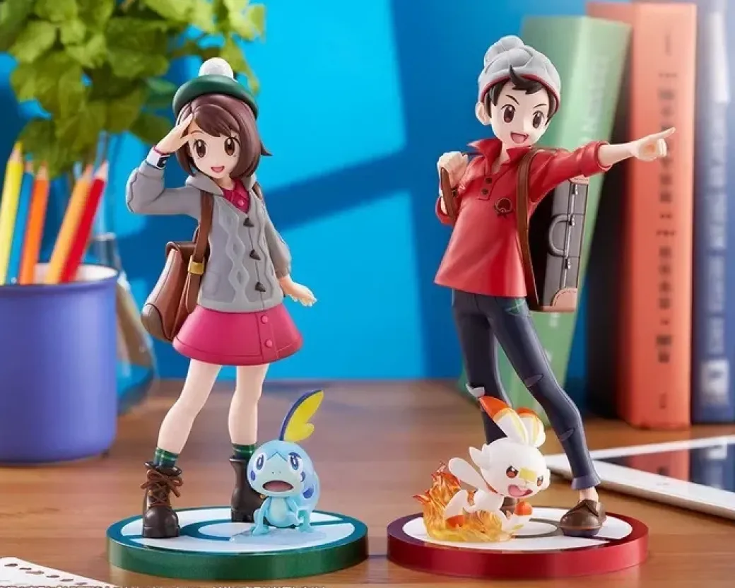 1/8 Scale Second Edition Artfx J Series PV228 Gloria & Sobble - Pokemon Official Statue - Kotobukiya