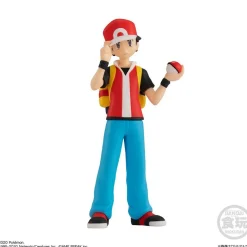 1/20 Scale Second Edition World Zukan Kanto Region Red & Snorlax & Poké Flute - Pokemon Official Statue - BANDAI SHOKUGAN