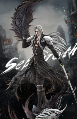 1/6 Scale Sephiroth - (FF7) Final Fantasy VII Resin Statue - Hunter Fan Studios