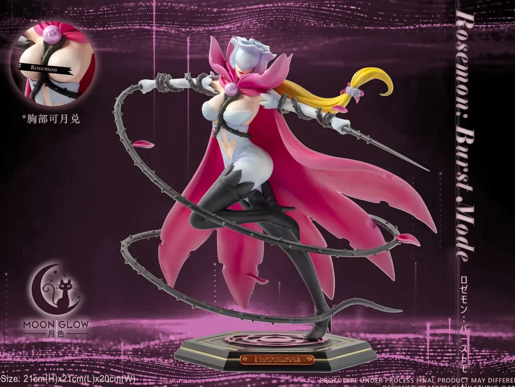 1/8 Scale Sexy Digimon Series Rosemon/ Rosemon Burst Mode - Digimon Resin Statue - Moon Glow Studio