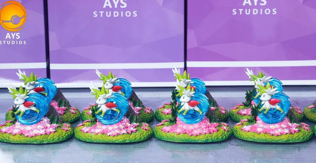 1/15 Scale Shaymin - Pokemon Resin Statue - AYS Studios