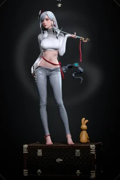 1/4 Scale Shenhe - Genshin Impact Statue - BARCODE Studio