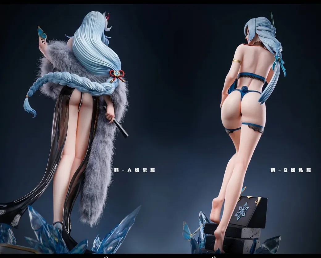 1/4 Scale Shenhe - Genshin Impact Resin Statue - Honey Peach Studios